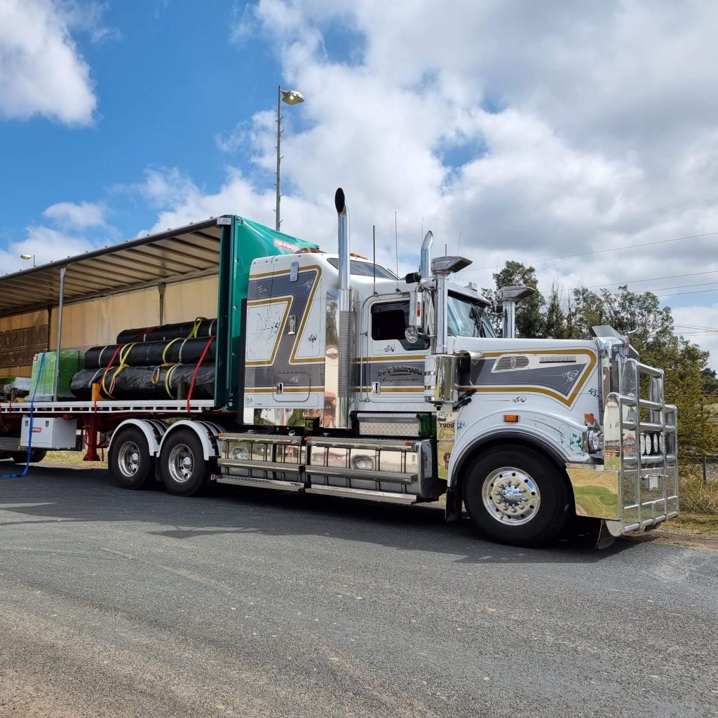 Tidy New Trailer of Dawson’s Haulage