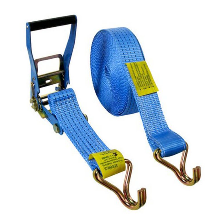 Double J Ratchet Tie Down - 9m X 50mm X 2500kg